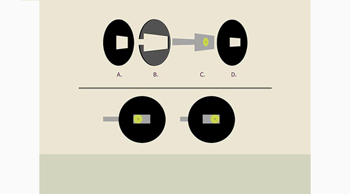 Moveable pinhole aperture