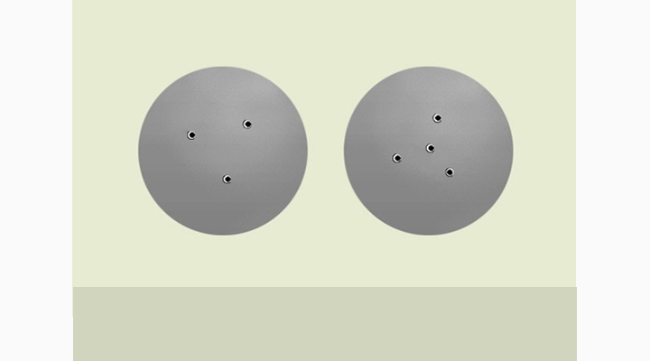 Multi-hole aperture